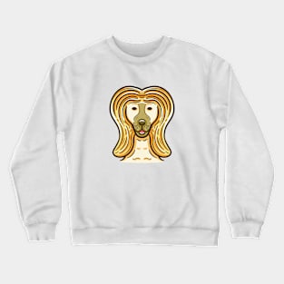 Afghan hound dog Crewneck Sweatshirt